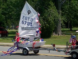 Summer parade in Deltaville