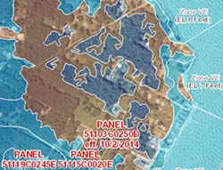 Flood zone map sample