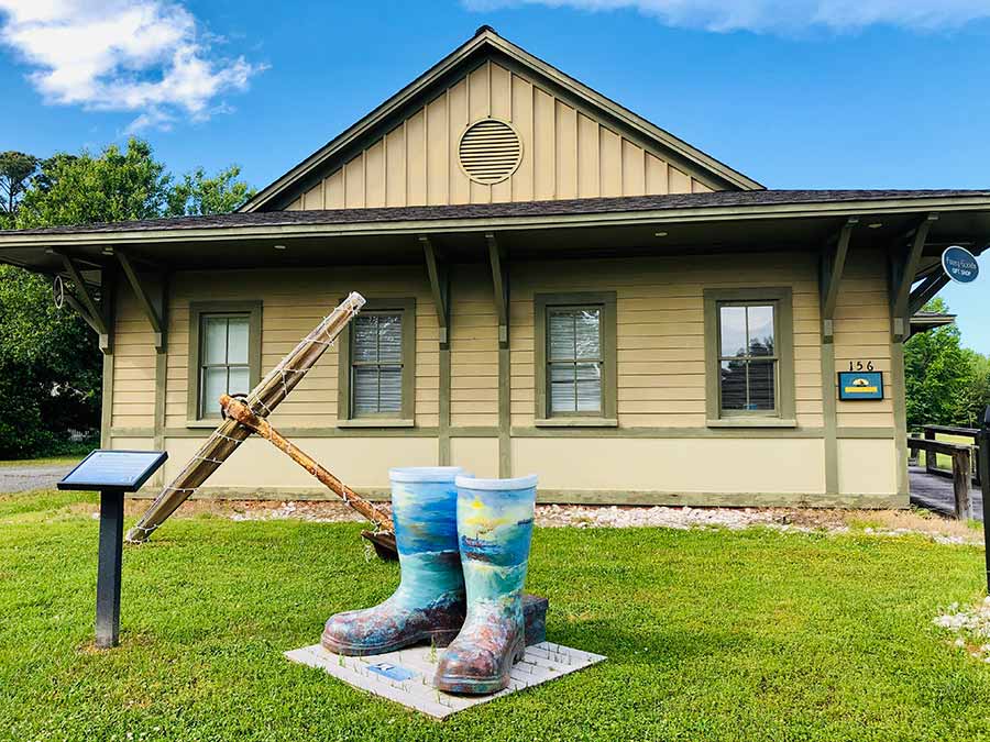 Steamboat era museum in Irvington, Va